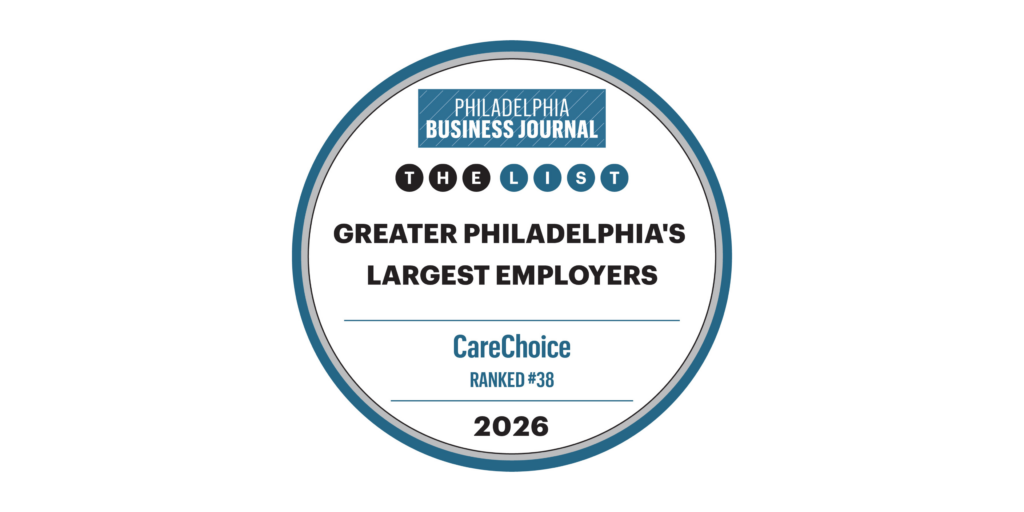 CareChoice se sitúa entre las 40 empresas más grandes del Philadelphia Business Journal.
